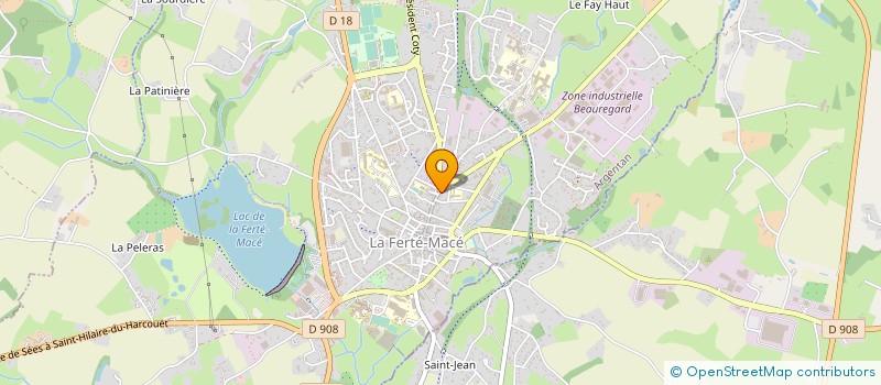 localisation de l'entreprise LINI PIZZA à LA FERTE MACE