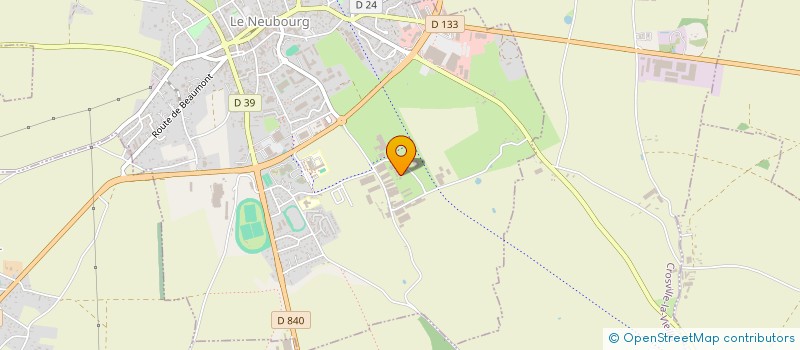 localisation de l'entreprise LINIERE DU RESSAULT - ETABLIS LAMERANT à LE NEUBOURG