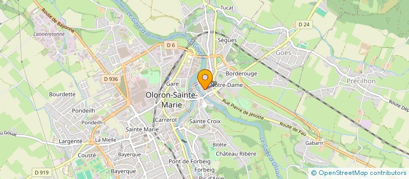 localisation de l'entreprise LINIMA  OLORON-SAINTE-MARIE