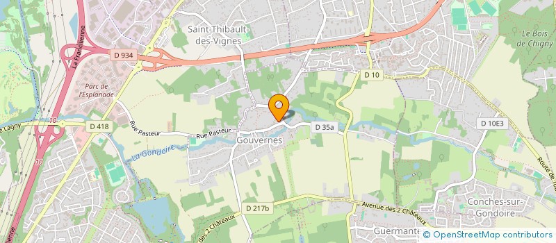 localisation de l'entreprise LININ AMERICA  POMPONNE