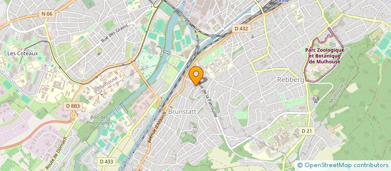 localisation de l'entreprise LINITEXTOR  MULHOUSE