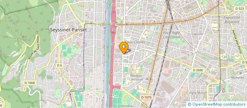 localisation de l'entreprise LINJASS  GRENOBLE