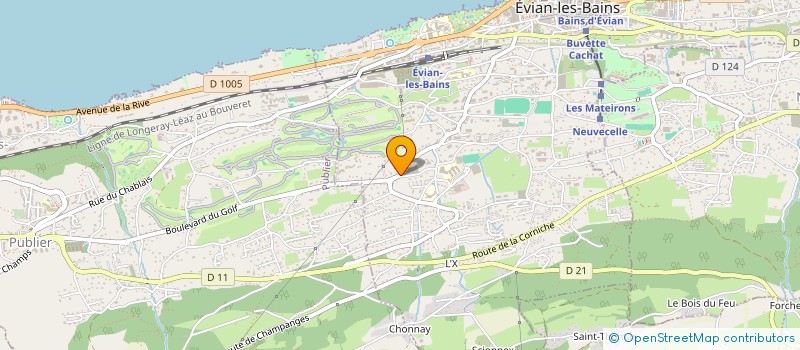 localisation de l'entreprise LINK  EVIAN-LES-BAINS