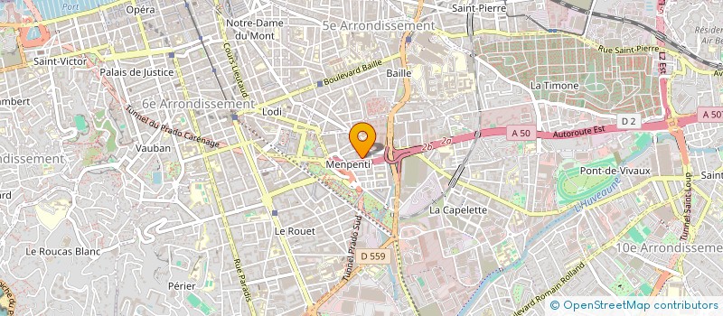 localisation de l'entreprise LINK à MARSEILLE