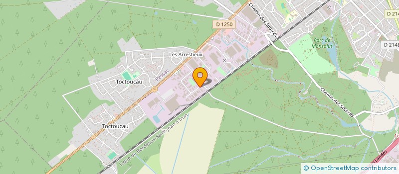 localisation de l'entreprise LINK  CESTAS