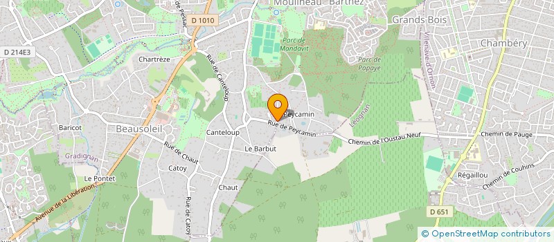 localisation de l'entreprise LINK  GRADIGNAN