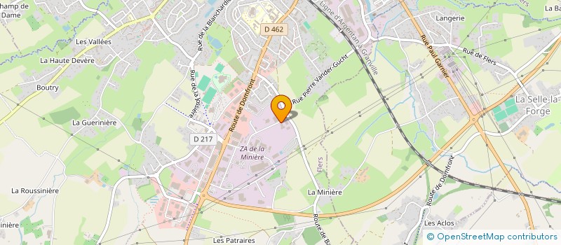 localisation de l'entreprise LINK'ALIA à FLERS