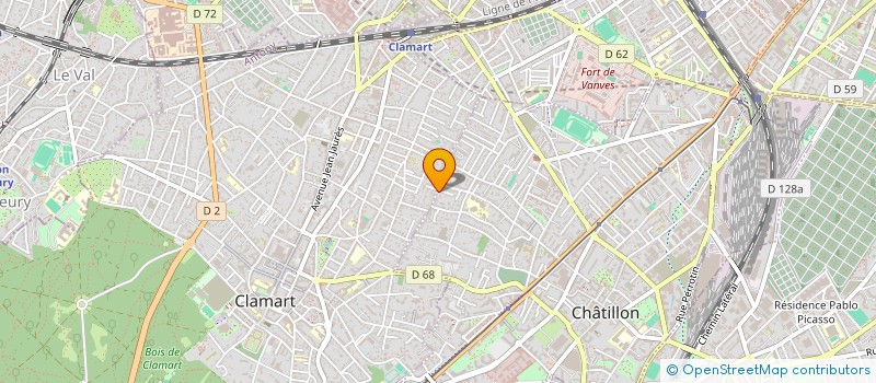 localisation de l'entreprise LINK AND BUILD  CHATILLON