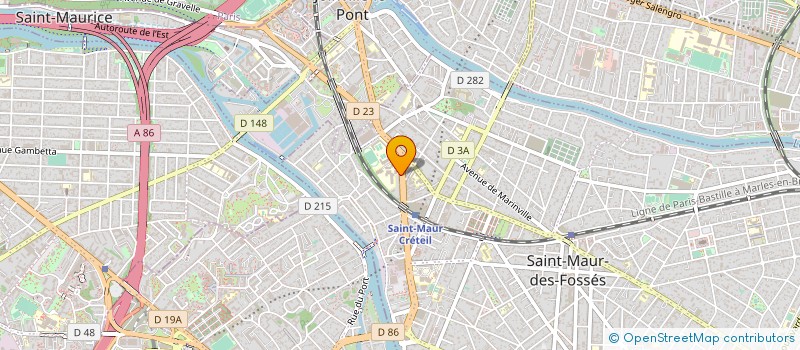 localisation de l'entreprise LINK BUILDING ENGINEERING à SAINT-MAUR-DES-FOSSES