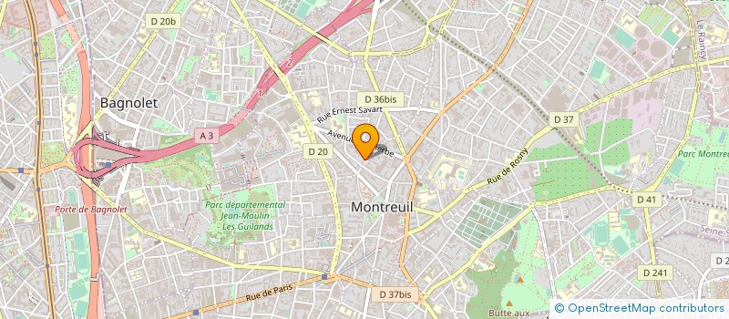 localisation de l'entreprise LINK DIGITAL SPIRIT à MONTREUIL