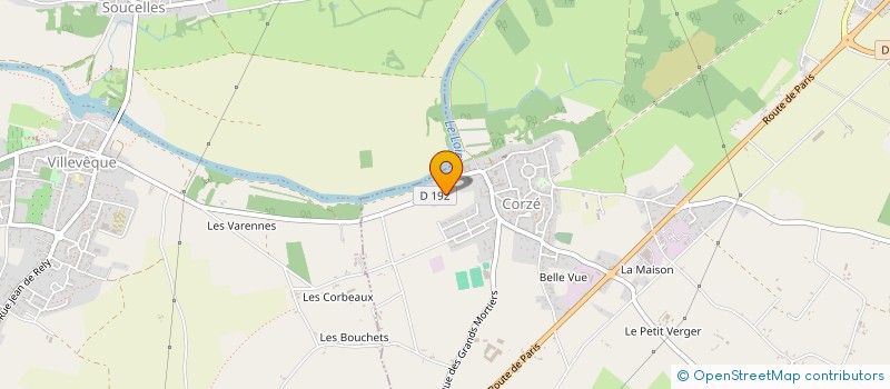 localisation de l'entreprise LINK ELEC INVEST  CORZE