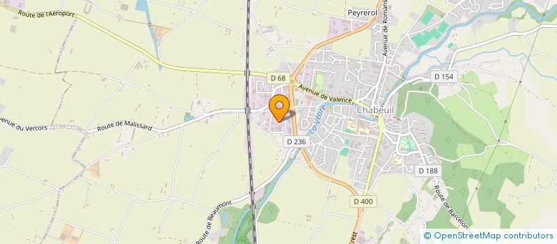 localisation de l'entreprise LINK IMMOBILIER à CHABEUIL