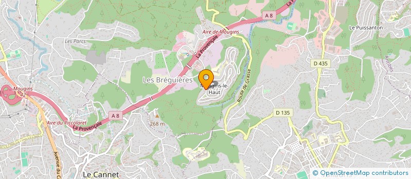 localisation de l'entreprise LINK INTERIO PROJECTS à MOUGINS
