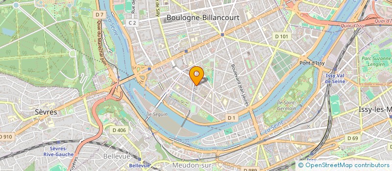 localisation de l'entreprise LINK MOBILITY HOLDING  BOULOGNE-BILLANCOURT