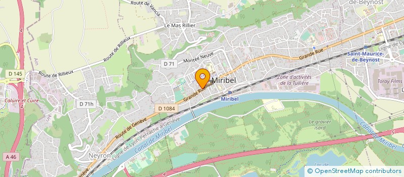 localisation de l'entreprise LINK NOTAIRES à MIRIBEL