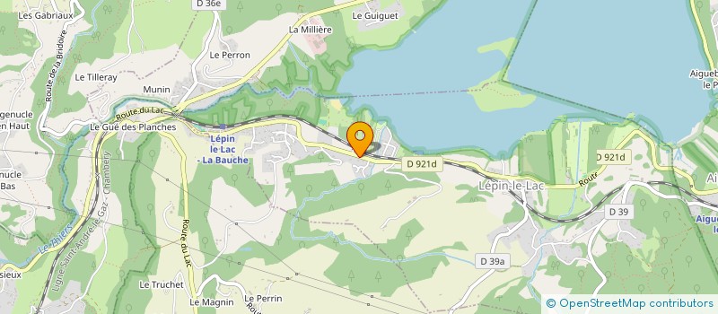 localisation de l'entreprise LINK OT à LEPIN-LE-LAC