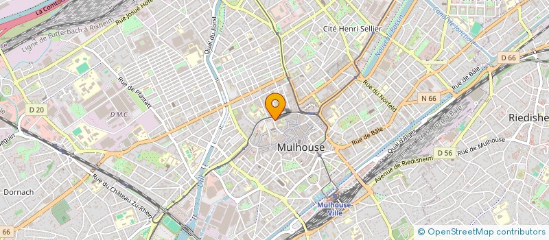 localisation de l'entreprise LINK PLUS  MULHOUSE