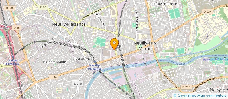 localisation de l'entreprise LINK PRIVILEGE TRANSPORT à NEUILLY-SUR-MARNE