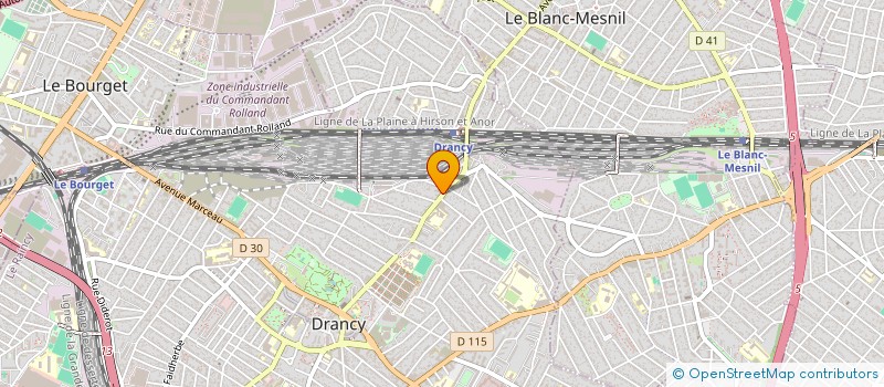 localisation de l'entreprise LINK TRANSPORTS à DRANCY