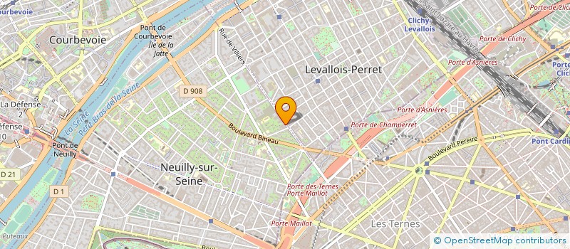localisation de l'entreprise LINK UP à LEVALLOIS-PERRET