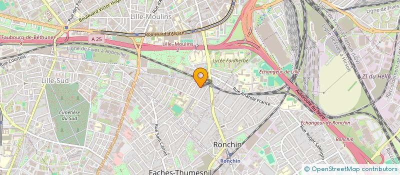 localisation de l'entreprise LINK UP à LILLE