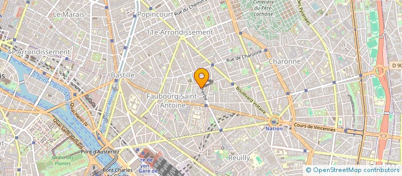 localisation de l'entreprise LINKA CONSEIL  PARIS 11