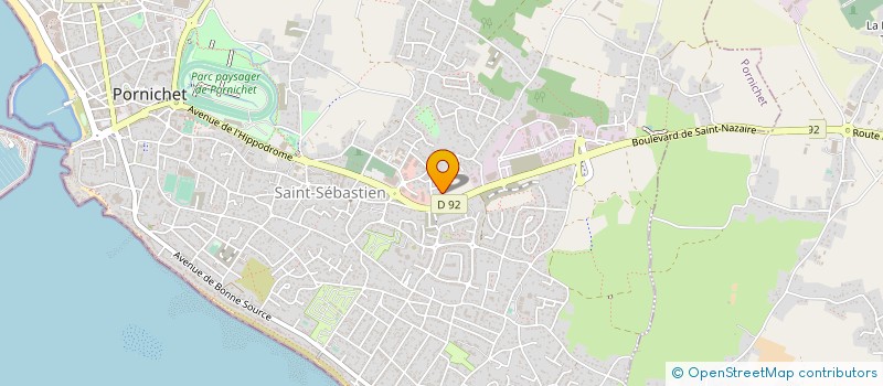 localisation de l'entreprise LINKAIE à PORNICHET