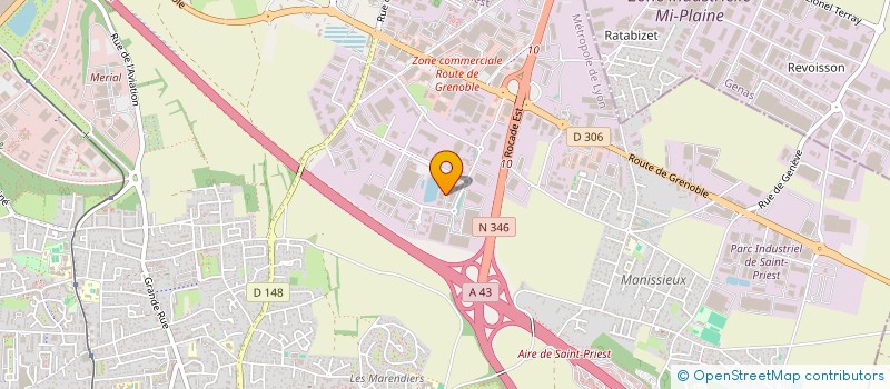 localisation de l'entreprise LINKAIR  SAINT-PRIEST