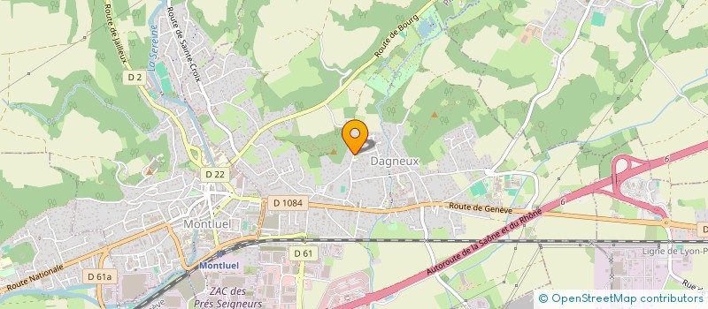 localisation de l'entreprise LINKBCH IMMO  DAGNEUX