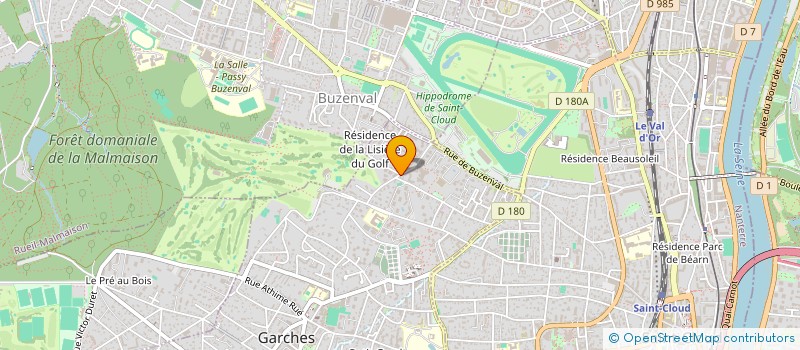 localisation de l'entreprise LINKEEPER à GARCHES