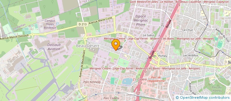 localisation de l'entreprise LINKEUIL  MERIGNAC