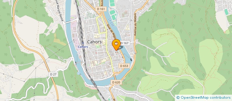 localisation de l'entreprise LINKFAB  CAHORS