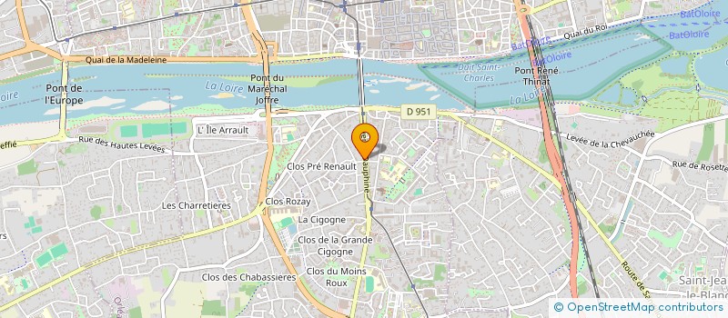 localisation de l'entreprise LINKFI à ORLEANS