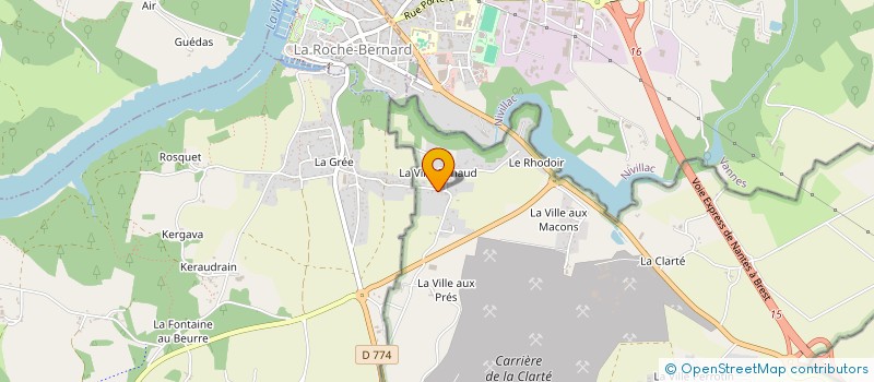 localisation de l'entreprise LINKIA à HERBIGNAC