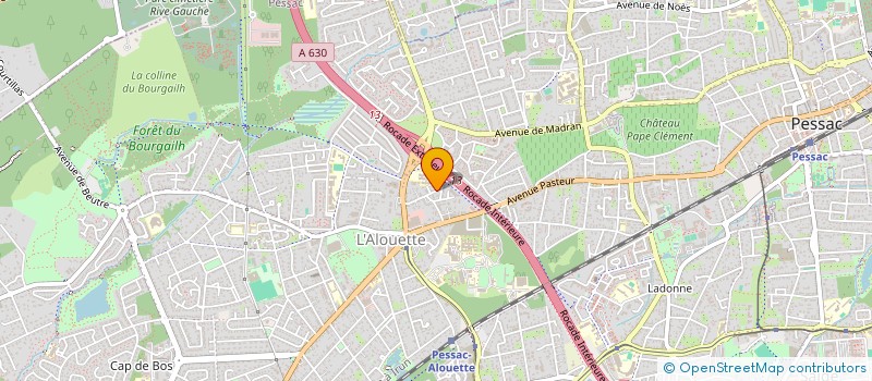 localisation de l'entreprise LINKING à PESSAC