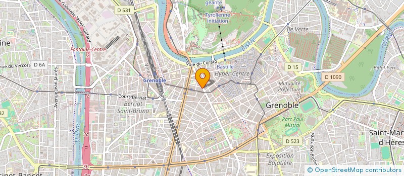 localisation de l'entreprise LINKIO à GRENOBLE