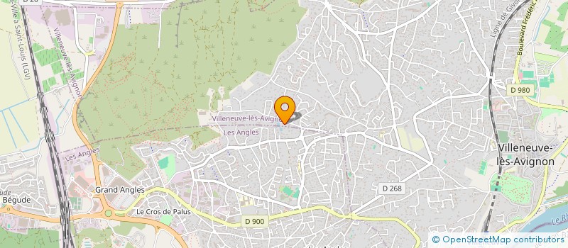 localisation de l'entreprise LINKIWEB  VILLENEUVE-LES-AVIGNON