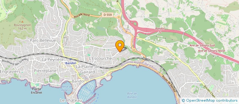 localisation de l'entreprise LINKKIT  BANDOL