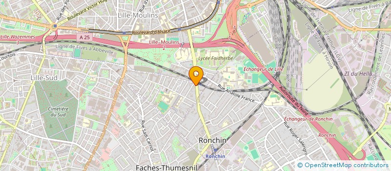 localisation de l'entreprise LINKNESS à LILLE