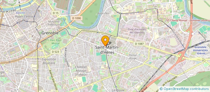 localisation de l'entreprise LINKO à SAINT-MARTIN-D'HERES
