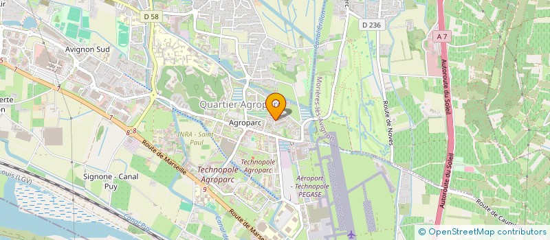 localisation de l'entreprise LINKOM  AVIGNON