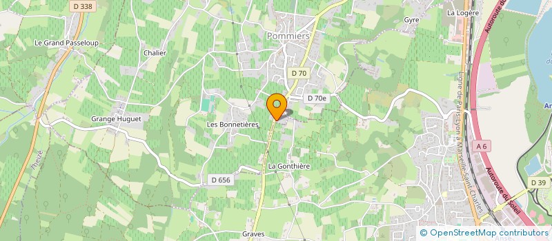 localisation de l'entreprise LINKONIC  POMMIERS