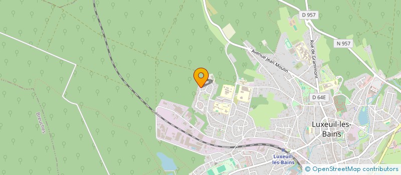 localisation de l'entreprise LINKS  LUXEUIL-LES-BAINS