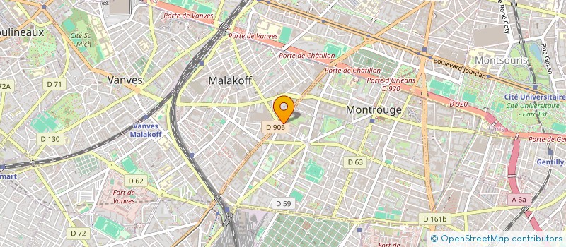 localisation de l'entreprise LINKS  MONTROUGE