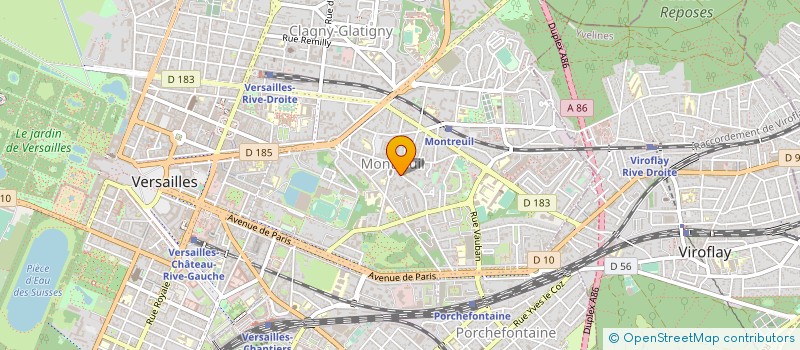 localisation de l'entreprise LINKS EVENT GROUPE à VERSAILLES