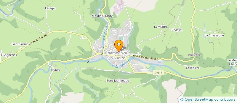 localisation de l'entreprise LINKS FRANCE FRENCH PROPERTY SERVICES à CHAMBON-SUR-VOUEIZE