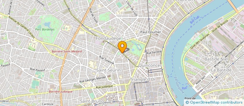 localisation de l'entreprise LINKSIDER  BORDEAUX