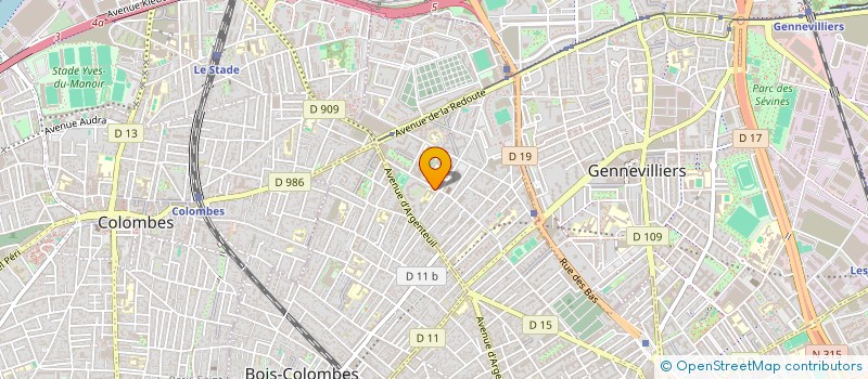 localisation de l'entreprise LINKSOCIAL  ASNIERES-SUR-SEINE