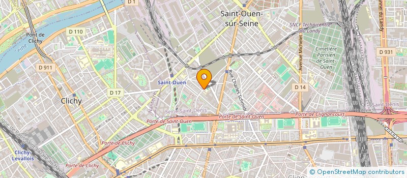 localisation de l'entreprise LINKTECH SOLUTIONS  SAINT-OUEN-SUR-SEINE