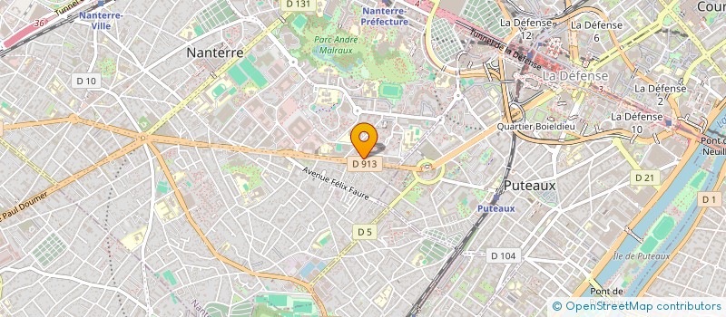 localisation de l'entreprise LINKTN à NANTERRE